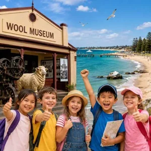 Wool Museum and Eastern Beach – Wednesday, 23 September